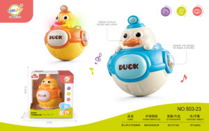 Baby Sound & Light Cartoon Tumbler Duck