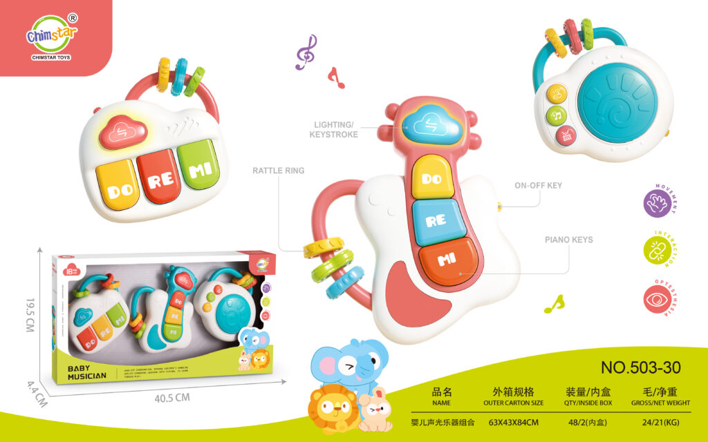 Baby audio-visual instrument ensemble